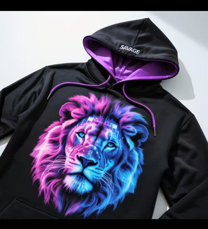 Glitch Lion Hoodie